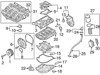 Oil Cooler 06L117021C  Compatible With AUDI A3 A4 A6 Q5 Q7 TT & SKODA OCTAVIA III (5E3, NL3, NR3) & VW POLO V (6R1, 6C1) Tag-O-120