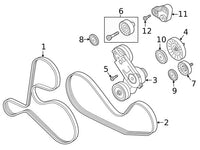 Extra Multi RIB Belt 6PK1441 06M903137AA Compatible With AUDI A8 D5 (4N2, 4N8, 4NC, 4NL) | A8 / S8 | A8L (CONTINENTAL)