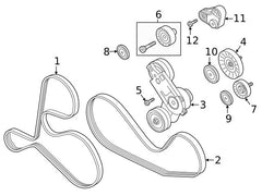 Extra Multi RIB Belt 6PK1441 06M903137AA Compatible With AUDI A8 D5 (4N2, 4N8, 4NC, 4NL) | A8 / S8 | A8L (CONTINENTAL)