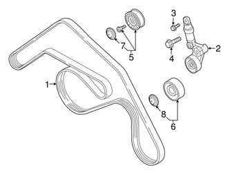 Multi RIB Belt 7PK2120 07P145933E Compatible With AUDI A8 D4 (4H2, 4H8, 4HC, 4HL) | A8 / S8 | A8L (CONTINENTAL)
