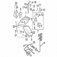 Trunk Lock Actuator Motor 1C0959781  3B0959781C 3B0959781 Compatible With VW BEETLE(1998-2010)