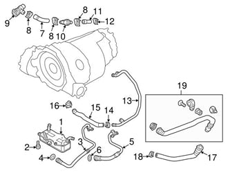 4G0317021M Oil Cooler For AUDl A6 A7 Tag-O-49