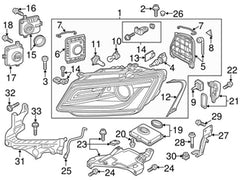 Headlight Blaster for Audi A3 A4 2011-2015 A5 A6 2011-2017 A8 2014-2017