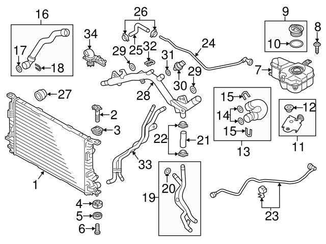 Coolant Hose 4H0121081AF Compatible With AUDI A8 D4 (4H2  4HL) | A8 / S8 | A8L