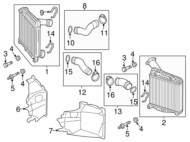 Intercooler 7L6145803H Compatible With AUDI Q7 (4LB) & VW TOUAREG (7LA, 7L6, 7L7) TOUAREG (7P5, 7P6)