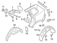 Fuel Door Lock Flap Actuator 7P0810773 7P0810773A 7P0810773B 7P0810773C 7P0810773D 7P0810773F Compatible With 7P-SKODA OCTAVIA III 5E3 & PORSCHE & VW T-ROC A11 (201-17)