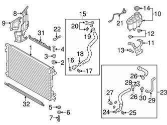 Coolant Bottle 8W0121405E 8W0121405F 8W0121405G 8W0121405L For AUDI A4 B9 Tag-B-48