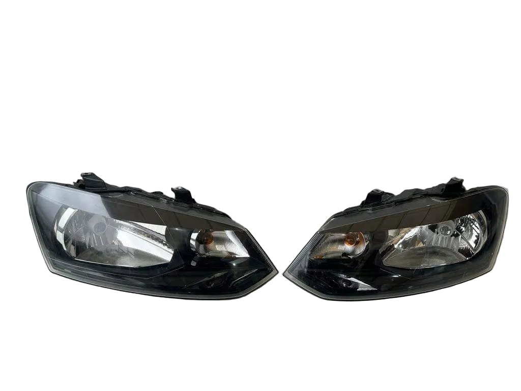 Head Light Set Left 6R1941015 & Right 6R1941016 Compatible With Volkswagen Polo (2009)