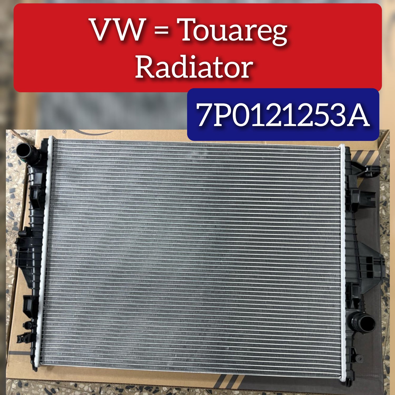 Radiator  65297  95810613210  7P0121253A  Compatible With Volkswagen Touareg