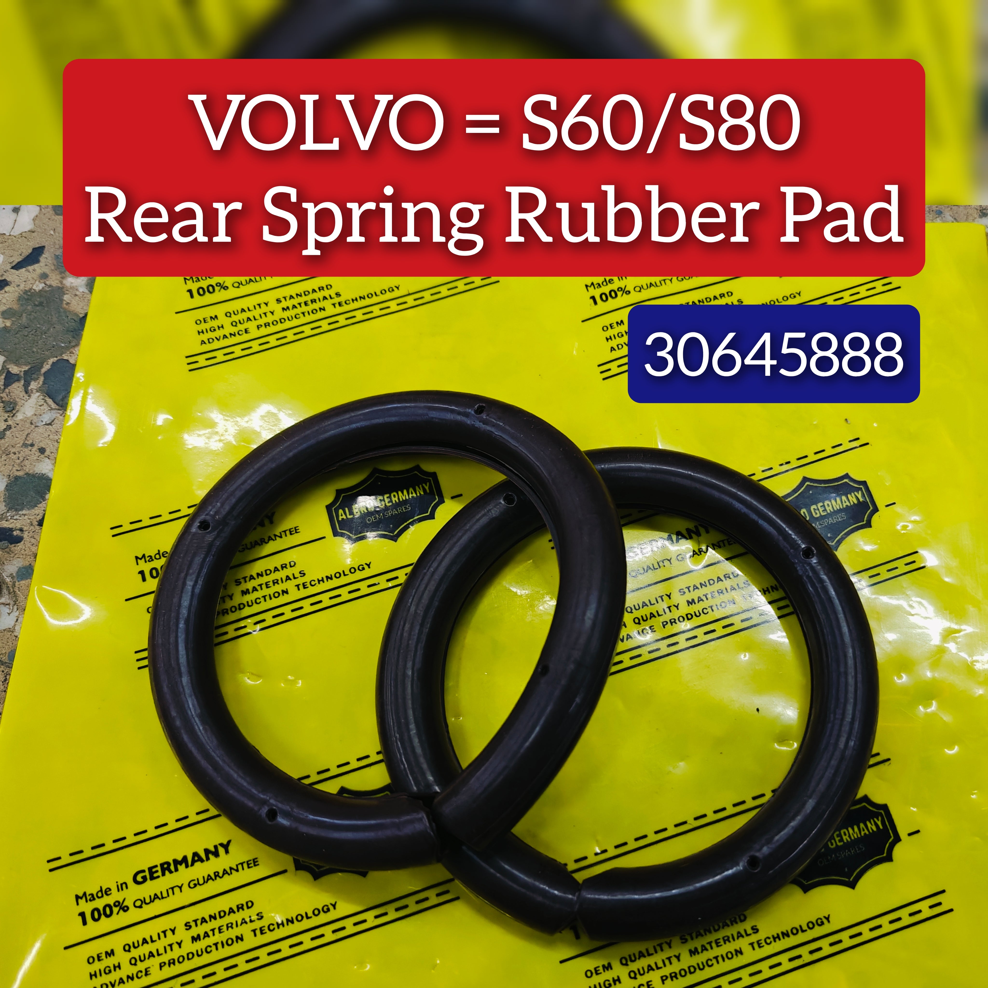 Rear Shock Absorber Mount 30645888 Compatible With VOLVO S80 II (124) & XC90 I (275) & XC90 II (256)