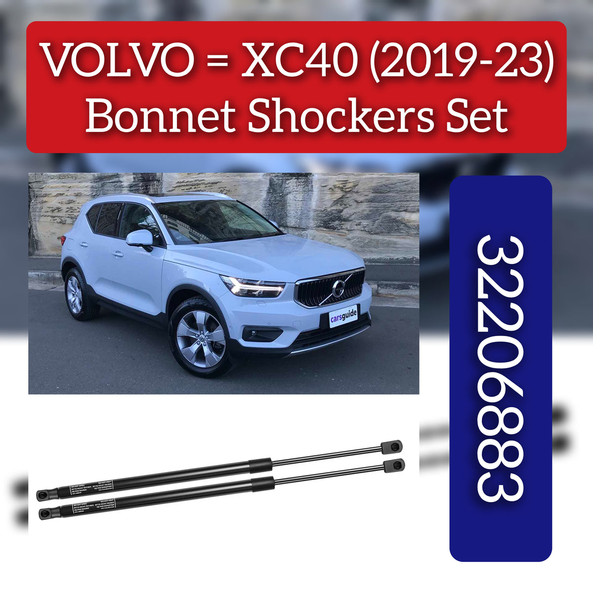 Front Bonnet Hood Strut 32206883 Compatible With VOLVO XC40 (536)