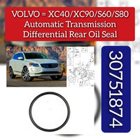 Transmission Oil Pan 30751874 Compatible With VOLVO  Volvo S60  VOLVO - S80
