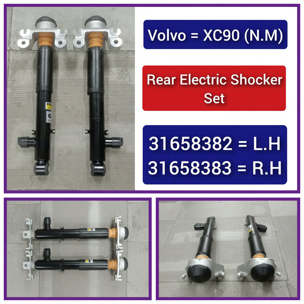 Rear Right Air Suspension Electric Shock Absorber Strut 31658383 31658382 31658386 Compatible With VOLVO XC90 N.M