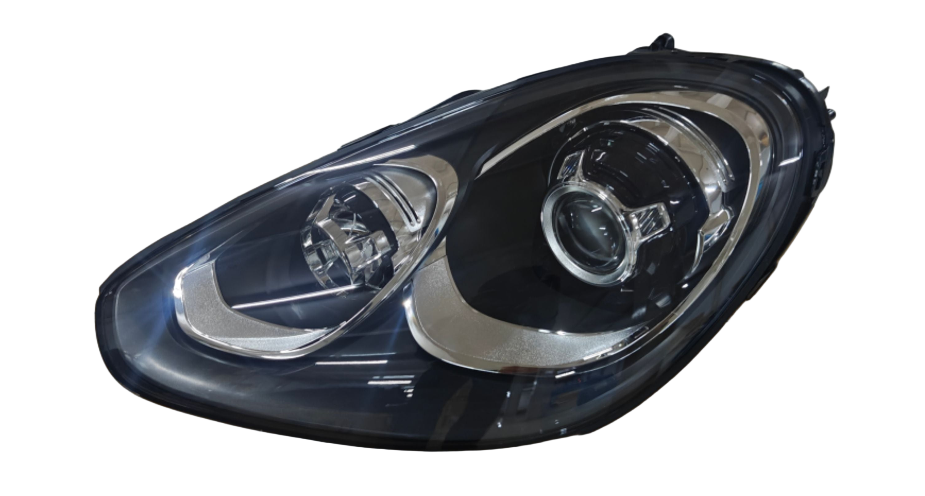 Low Profile Complete Headlight Assembly Left 95863117530 & Right 95863117630 Compatible With Porsche Cayenne (2015-2017) Tag No.252