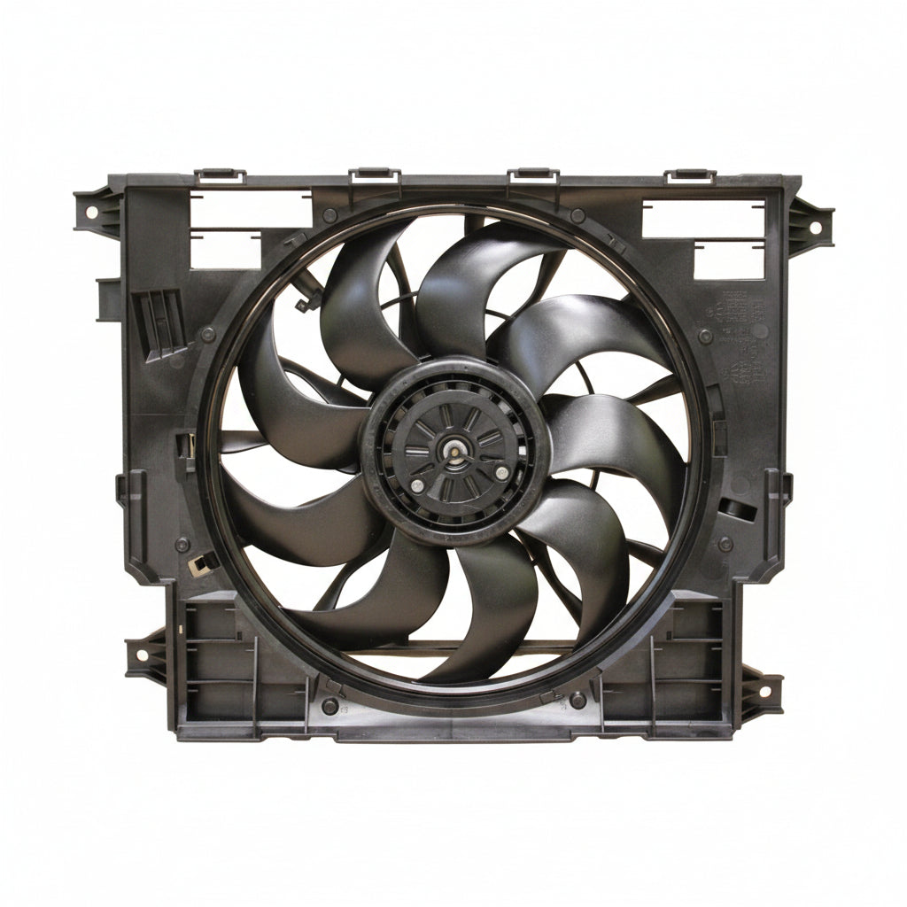 Engine Radiator Cooling Fan Assembly 17428576513 Compatible With BMW 5 Series (G30, F90) 6 Gran Turismo (G32) & 7 Series (G11, G12) & 8 Gran Coupe (G16, F93)