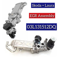 EGR Assembly 03L131512CF 03L131512BJ 03L131512CH Compatible With AUDI Q3 (8UB, 8UG) & SKODA OCTAVIA II (1Z3) | LAURA & SUPERB II (3T4) & YETI (5L) VW JETTA IV (162, 163, AV3, AV2) | JETTA / CLASICO | VENTO & PASSAT B7 (362)
