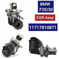 Exhaust Gas Recuperation EGR Assembly 11717810871 11719886714 11718517724 Compatible With BMW 1 Series (F20) & 3 Series (E90 F30, F80) & 5 Series (F10,F07) & 7 Series (F01, F02, F03, F04) & X1 (E84) & X3 F25 & X5 E70 F15 X6 F16 E71