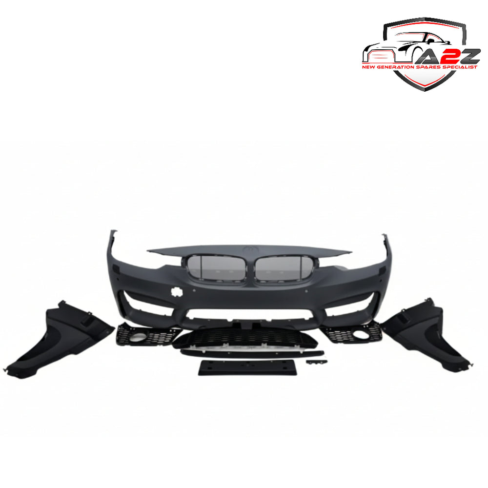 Front Bumper Body Kit Compatible with BMW 3 Series F30 (2012-2018) To M3 Upgrade FRBK420 | (Shipping Cost Not Included In Price)
