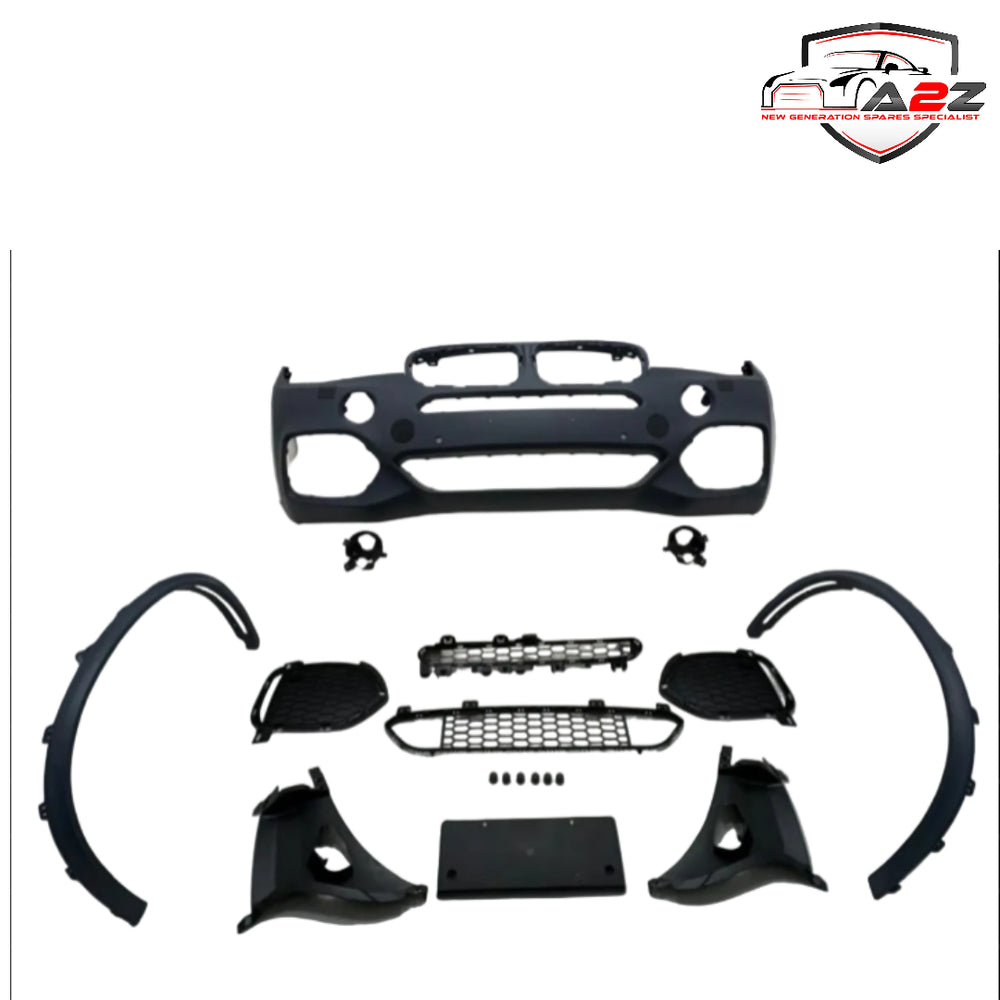 Front Bumper Kit Compatible With BMW X5 F15 Upgrade To M Sport F15 FBK418 (Shipping Cost Not Included In Price)