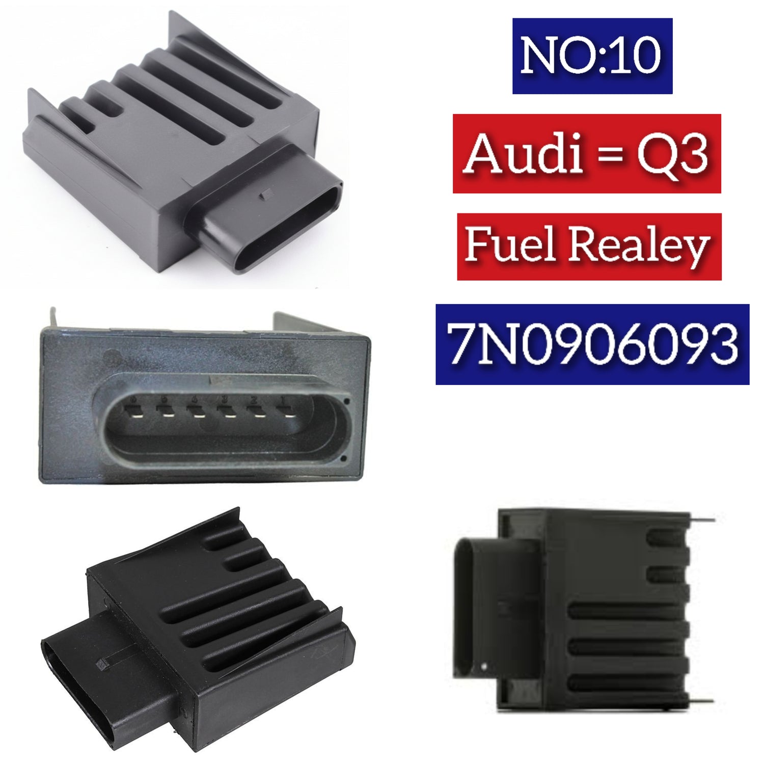 Fuel Pump Control Module 7N0906093 3Q0906121 3Q0906121A 3Q0906121B 3Q0906121C 3Q0906121D 5Q0906121F 5Q0906121M Compatible with AUDI Q3 Tag No:10  (2011-18)