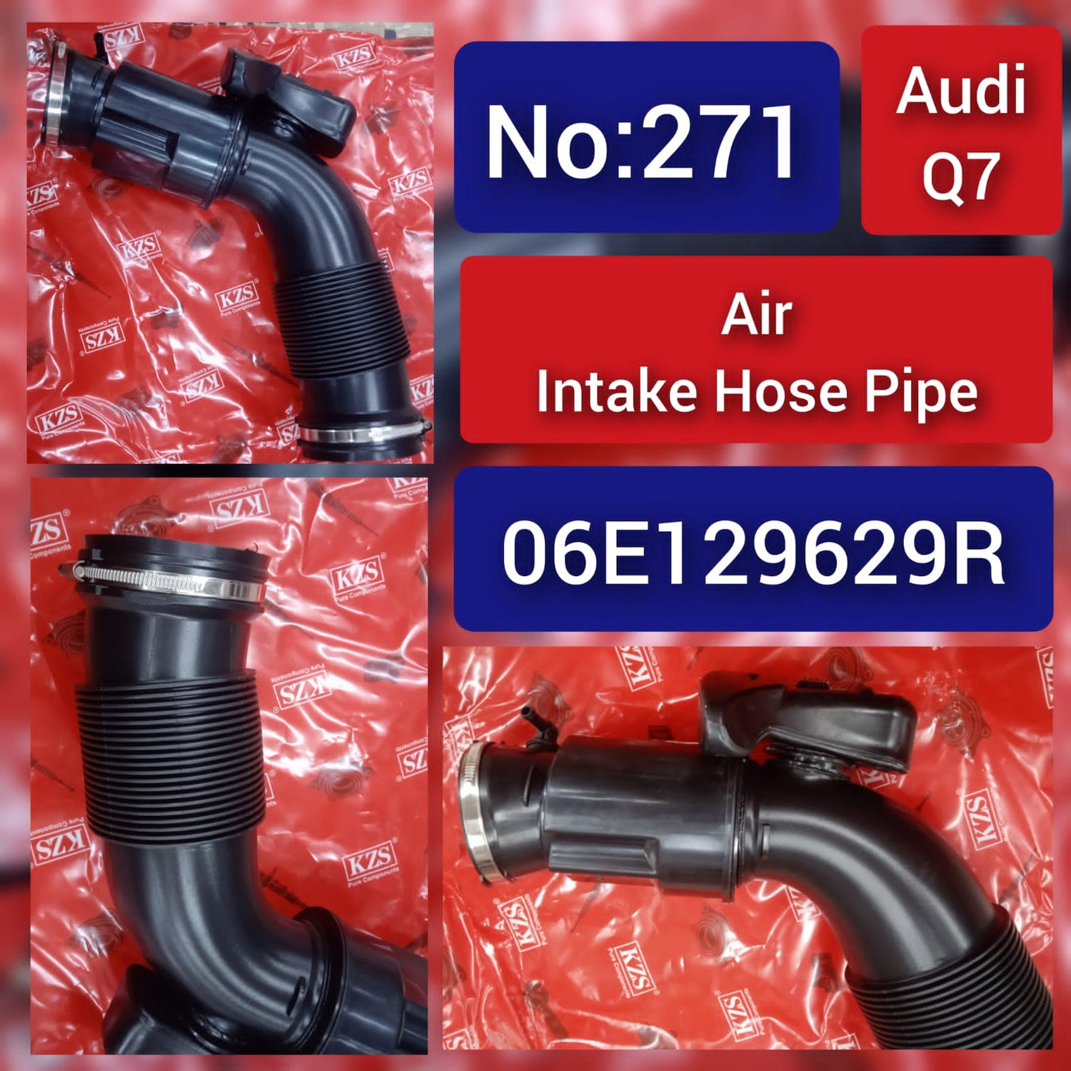Air Intake Hose Pipe 06E129629R 7P0129684B Compatible with AUDI Q7 (4LB) Tag-H-271