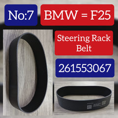 Steering Rack Belt 261553067 Compatible With BMW X3 F25 Tag-07.