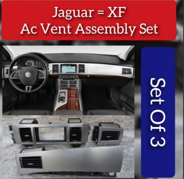 Ac Vent Assembly Set  Jaguar=XF Compatible With Used JAGUAR XF I (X250)