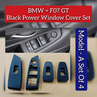 Master Switch Black Power Window Cover Set (Model-a Set of4) Compatible With BMW & BMW 5 Series F07
