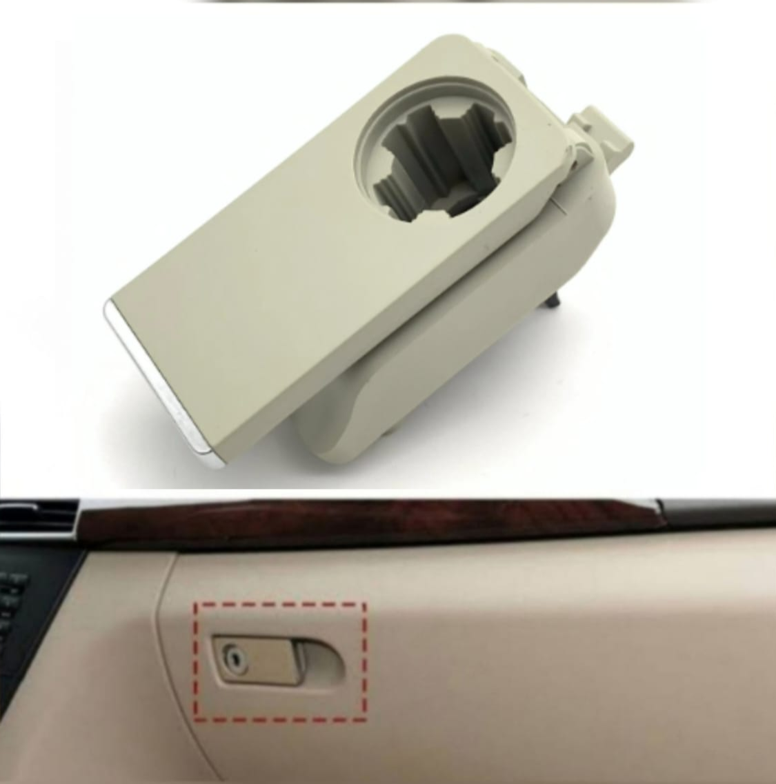 Grey Complite Glove Box Switch 2046800098  2126801498 Compatible With Mercedes & Mercedes Benz & C CLASS W204 2007-2015 Tag.162