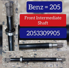 Front Intermediate Shaft 2053309905 Compatible With  Mercedes & Mercedes Benz & C CLASS W205 2016-2021