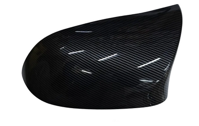 Side Mirror upper cover (Side Mirror cover) Carbon Fiber Horn Model Left 51167365113 &  Right 51167365114 Compatible With BMW X3 F25 & X5 F15 2014-2018 TAG-SMC-66