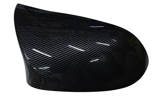 Side Mirror upper cover (Side Mirror cover) Carbon Fiber Horn Model Left 51167365113 &  Right 51167365114 Compatible With BMW X3 F25 & X5 F15 2014-2018 TAG-SMC-66
