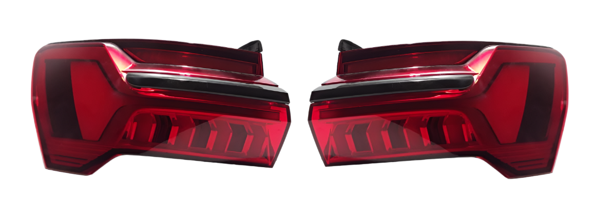 Tail Light Assy set Left 4K5942091 Right 4K5942092 Compatible With AUDI & A6 C6 (4F2) | A6 / S6  4GC) | A6 / S6 A6 No.163