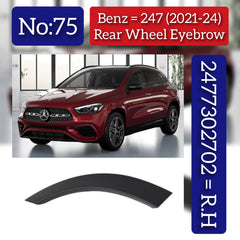 Rear Right Wheel Arch (EYEBROW ) 2477302702 Compatible With Mercedes-Benz & B-Class W247 No.75