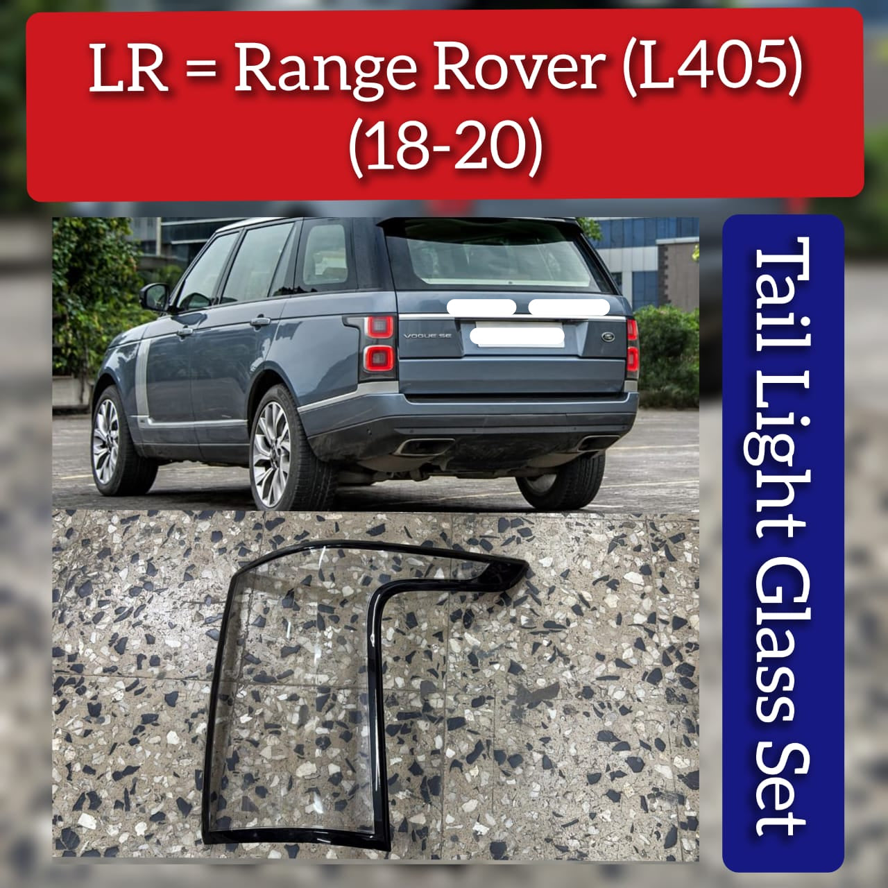 Tail Light Glass Set Compatible With Range Rover & LANDROVER & RANGE ROVER IV (L405) (2018-2020)