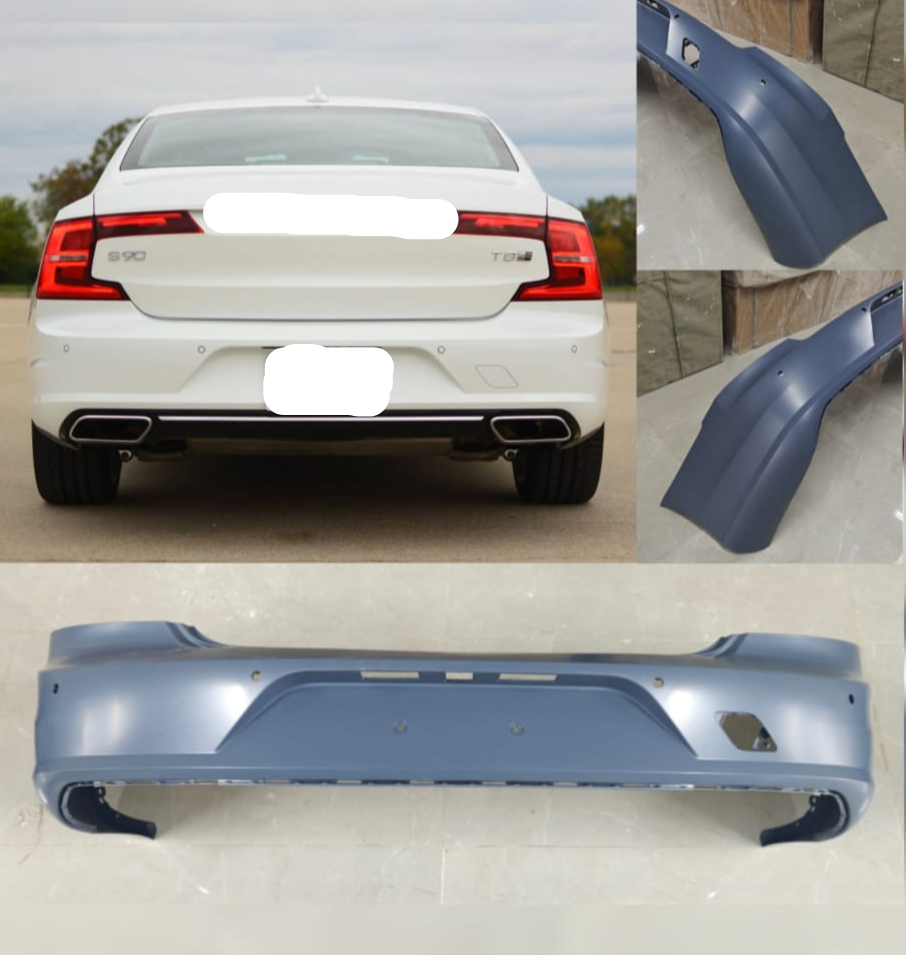 Rear Bumper With 4 Holes 40005356 Compatible With VOLVO S90 2017-2021 Tag-406A