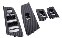 Master Switch Black Power Window Cover (Set of 4) Compatible With BMW &  5 SERIES G30 2017+