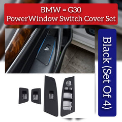 Master Switch Power Window Cover (Set of 4) Compatible With BMW & 5 SERIES G30 2017+