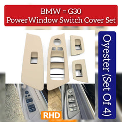 Master Switch Power Window Cover (Set of 4) Compatible With BMW & 5 SERIES G30 2017+