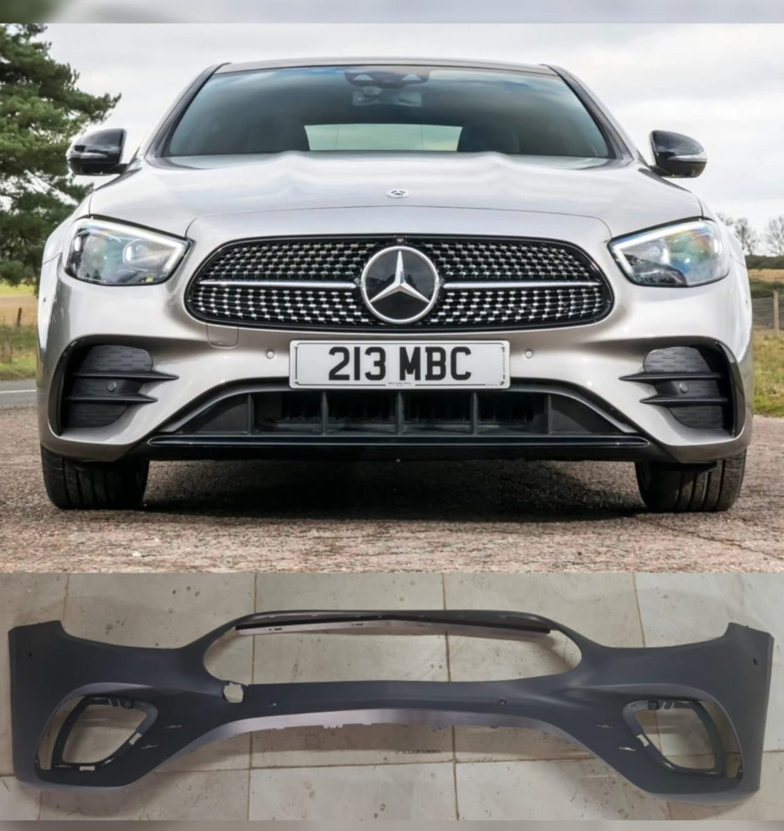 Complete Front Bumper A2138859606 2138859606 Compatible MERCEDES-BENZ & E-CLASS (W213) With  Tag No.352