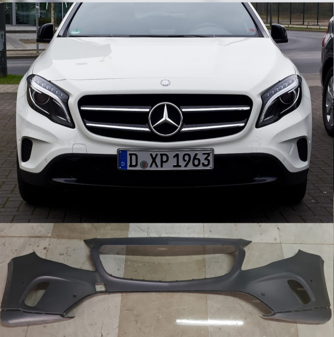 Front Bumper A1568803600 Compatible With MERCEDES-BENZ GLA-CLASS (X156)  Tag No.212A