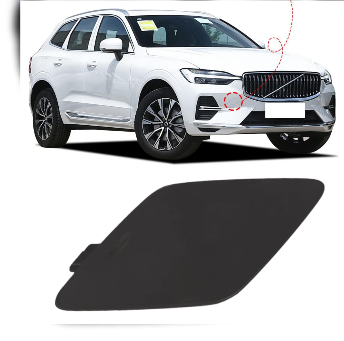 Front Towing Cap 32234934 40003790 Compatible With VOLVO & VOLVO XC60 II 246 (2018-23) Tag No.673