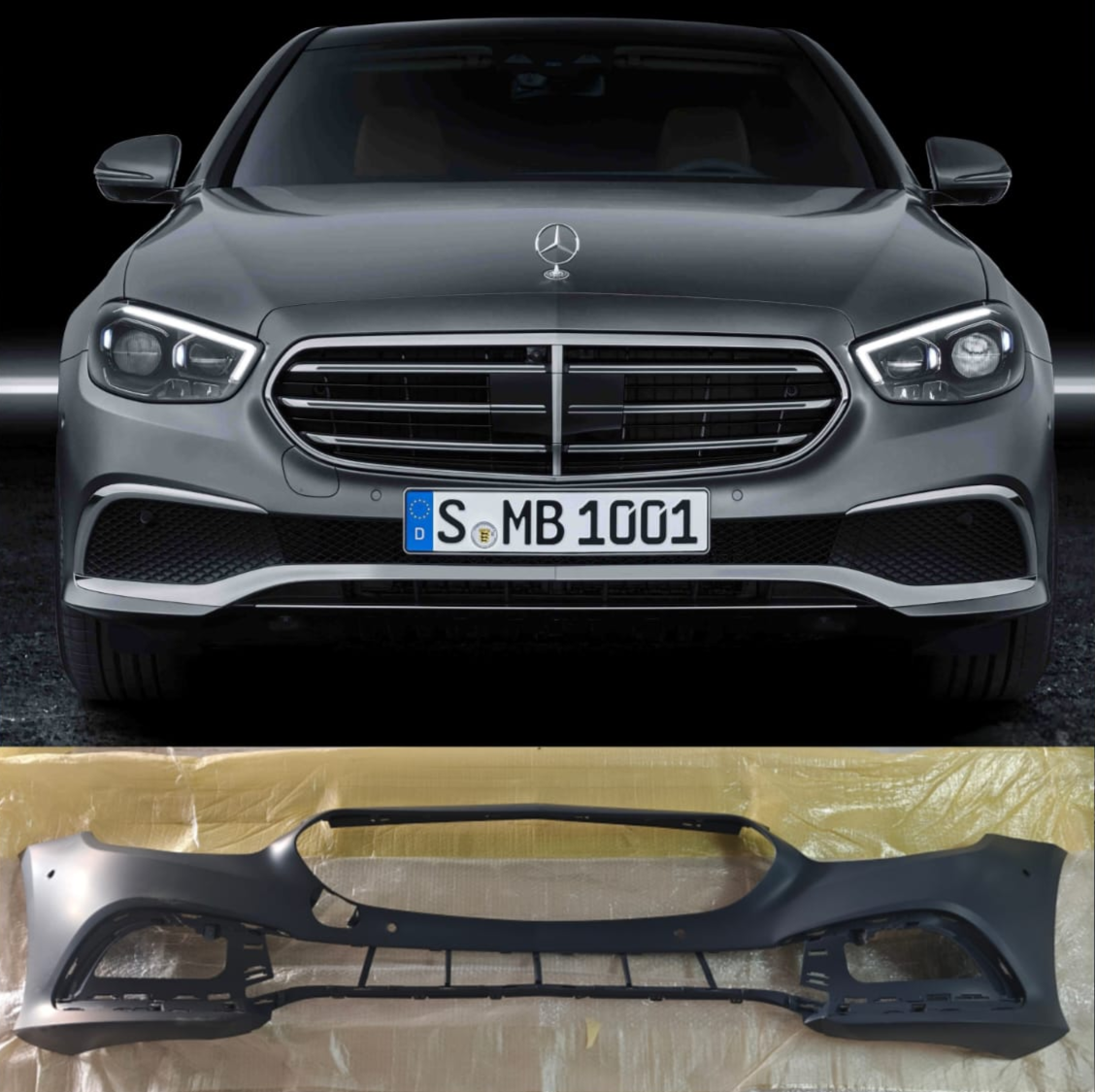 Complete Front Bumper A2138851203 Compatible With Mercedes Benz & E CLASS W213 2021-23 Tag No.351