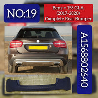 Rear Bumper A1568802640 & 1568800140 Compatible With MERCEDES-BENZ & GLA-CLASS (X156) Tag No.19