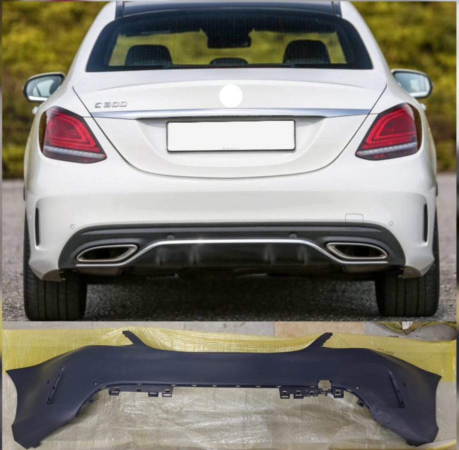 Rear Bumper A2058856038 A20588560389999 Compatible With MERCEDES-BENZ & C-CLASS (W205) Tag No.20
