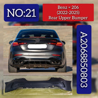 Rear Bumper A2068850803 Compatible With Mercedes Benz & C CLASS W206 2021 Tag No.21