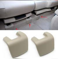 Rear Seat Rail Slider Cover Set (Beige) 52207171829  Compatible with BMW & X5 E70 2006-2014 & X5 F15 2014-2019
