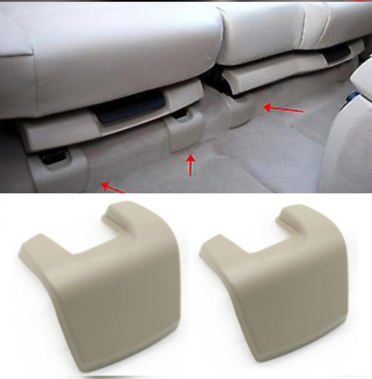 Rear Seat Rail Slider Cover Set (Beige) 52207171829  Compatible with BMW & X5 E70 2006-2014 & X5 F15 2014-2019
