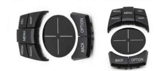CIC Multimedia Central Rotary Button Cover 65829320289 Compatible with BMW 7 SERIES F02  5 SERIES F10 No.4