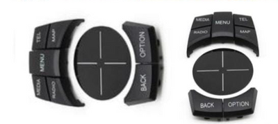 CIC Multimedia Central Rotary Button Cover 65829320289 Compatible with BMW 7 SERIES F02  5 SERIES F10 No.4